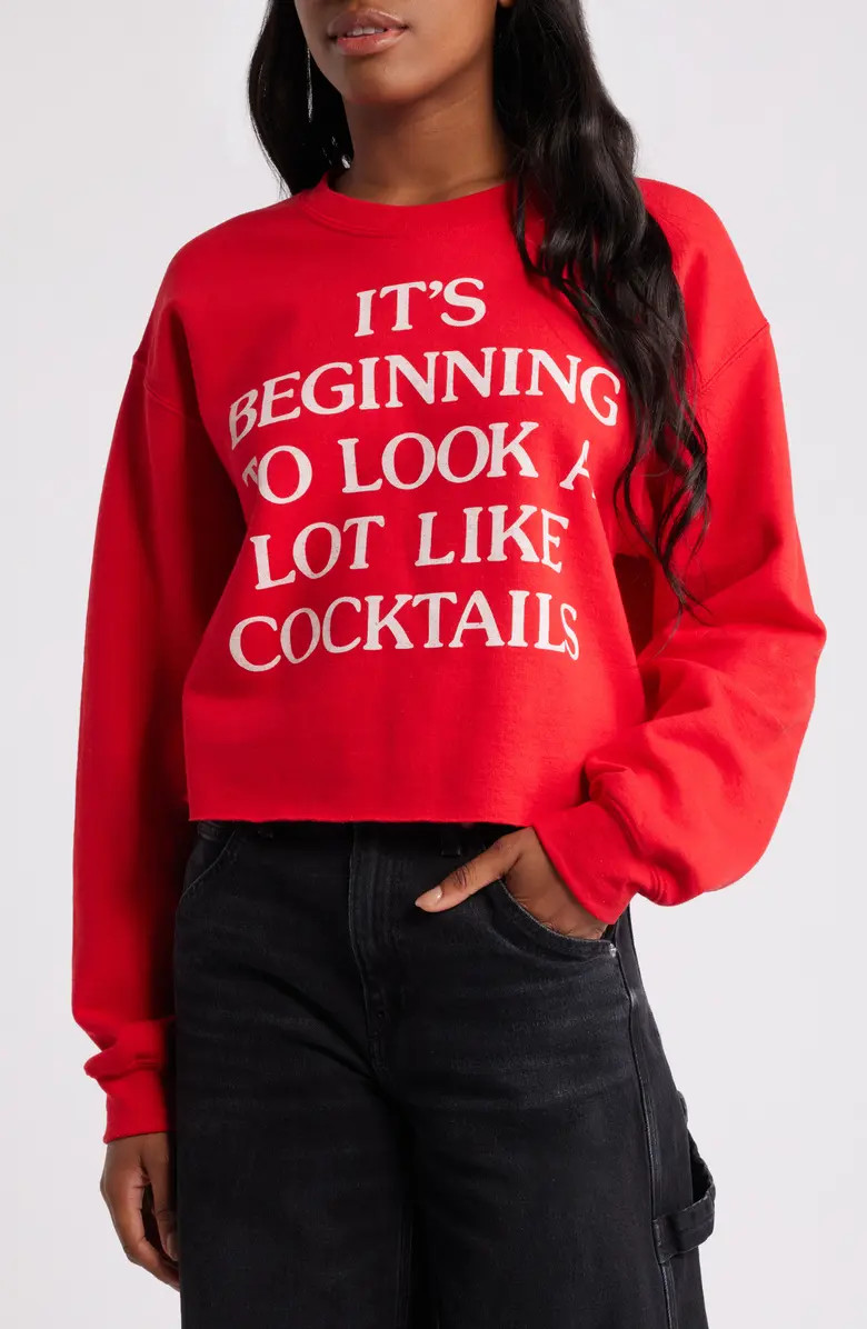 Junk Food It's Beginning Holiday Cotton Graphic Sweatshirt | Nordstrom | Nordstrom