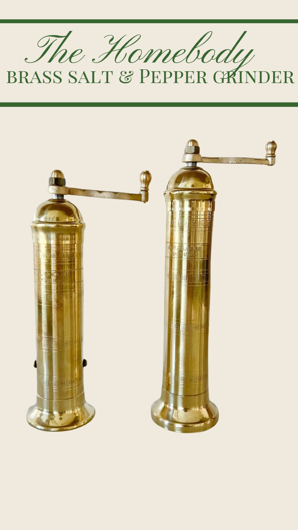 Homebody Gift Idea: Salt & Pepper Mills🌲

Homebody gift
Gift for sister
Gift for friend
Gift for daughter
Salt & pepper mills
Brass salt & pepper mills

#LTKHoliday #LTKCyberWeek #LTKGiftGuide