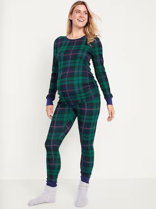 Maternity Matching Jersey Pajama Top and Pants Set | Old Navy (US)