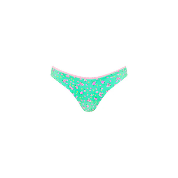 Decorative Minimal Cheeky Bikini Bottom - Mint Macaron | Kulani Kinis US
