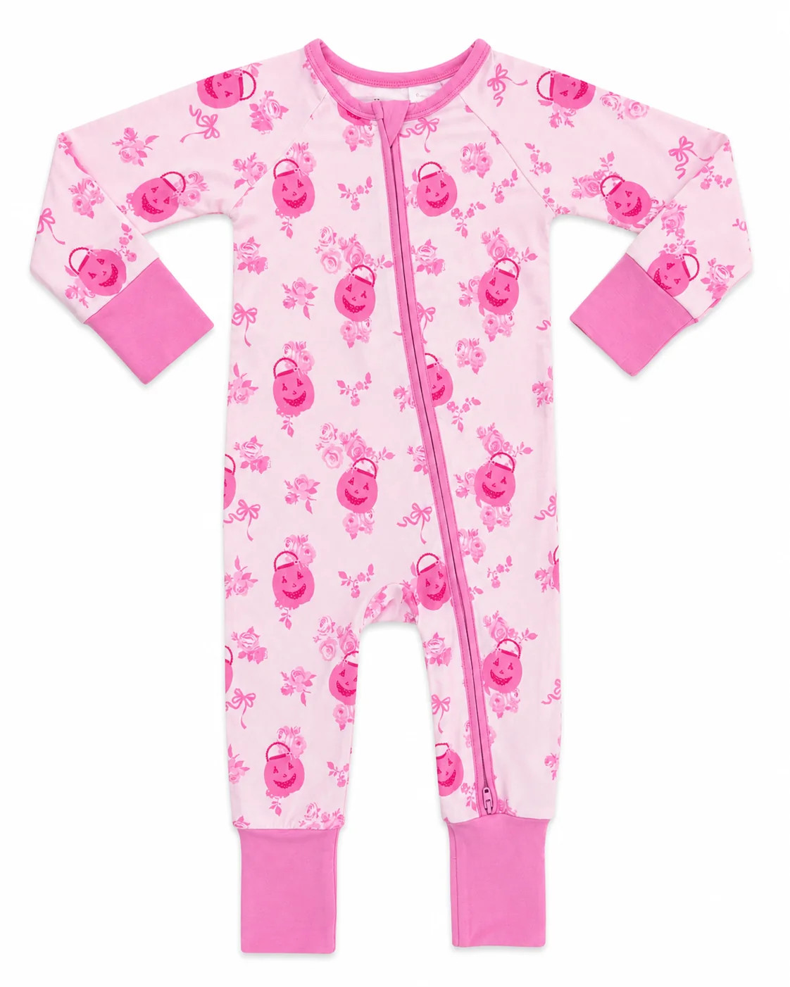 Candy Pail Garden Zipper Romper | Bamboo Baby Pajamas | In My Jammers | In My Jammers