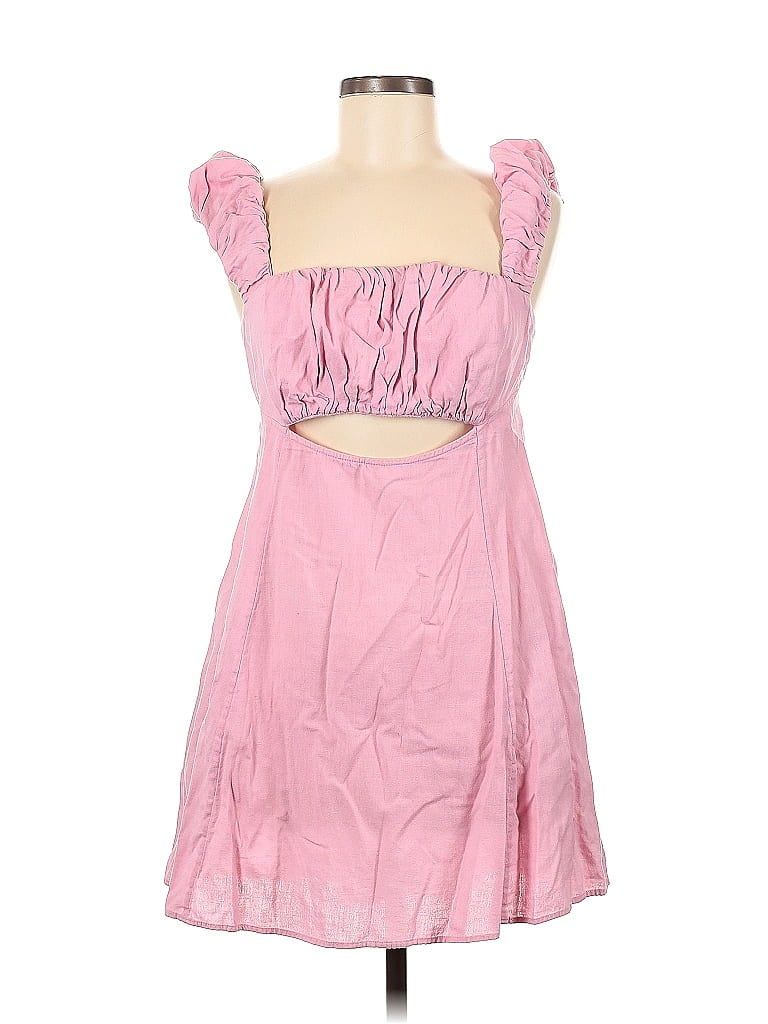 Free People Solid Pink Cocktail Dress Size M - 73% off | thredUP