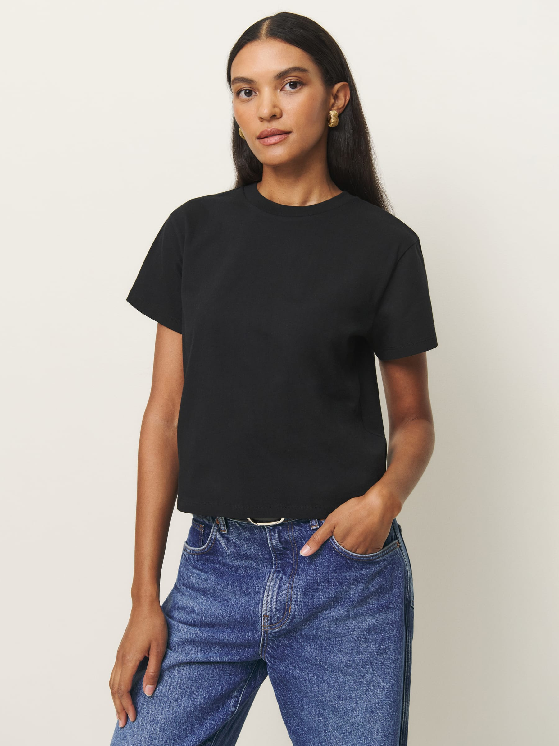 Rowan Crew Tee | Reformation (Global)