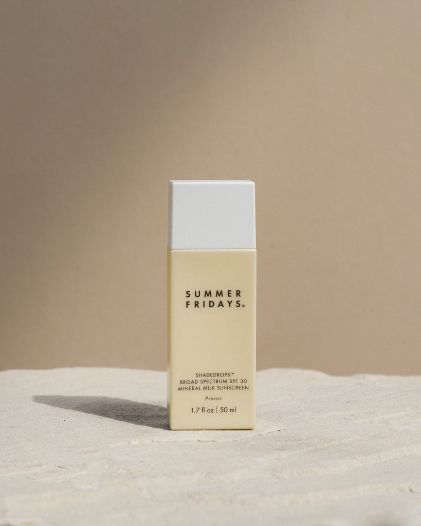 ShadeDrops Broad Spectrum SPF 30 Mineral Milk Sunscreen | Summer Fridays