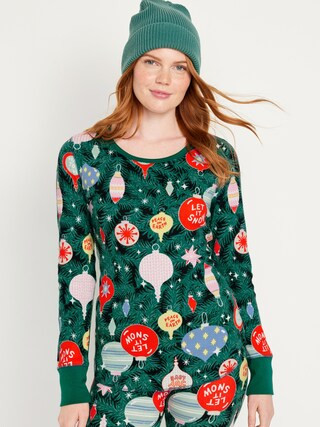 Waffle-Knit Pajama Top for Women | Old Navy (US)