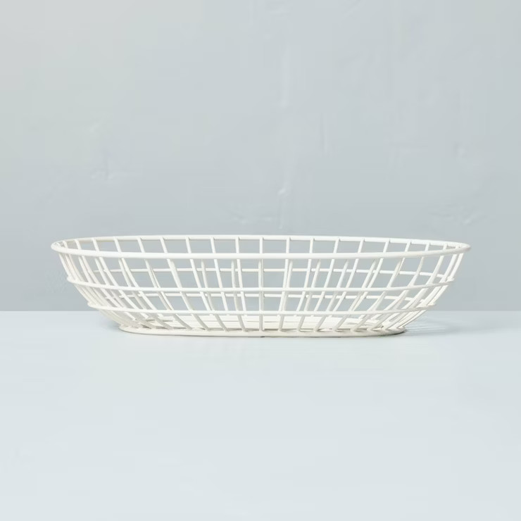 Wire BBQ Serve Basket Cream - Hearth & Hand™ with Magnolia | Target