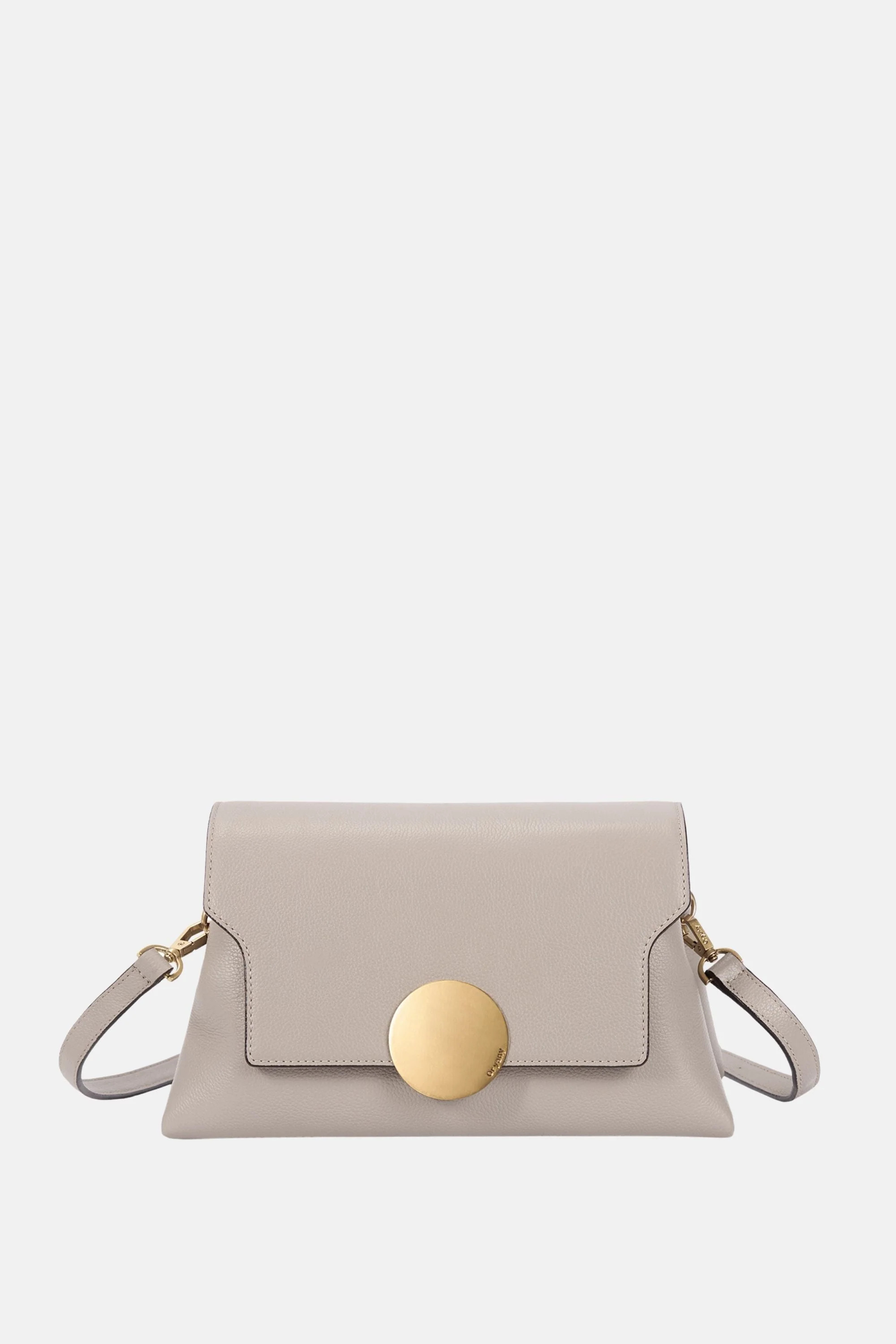 Oryany - Lottie Flap Crossbody Medium Handbags - Taupe Leather | FUTURE BRANDS GROUP LLC
