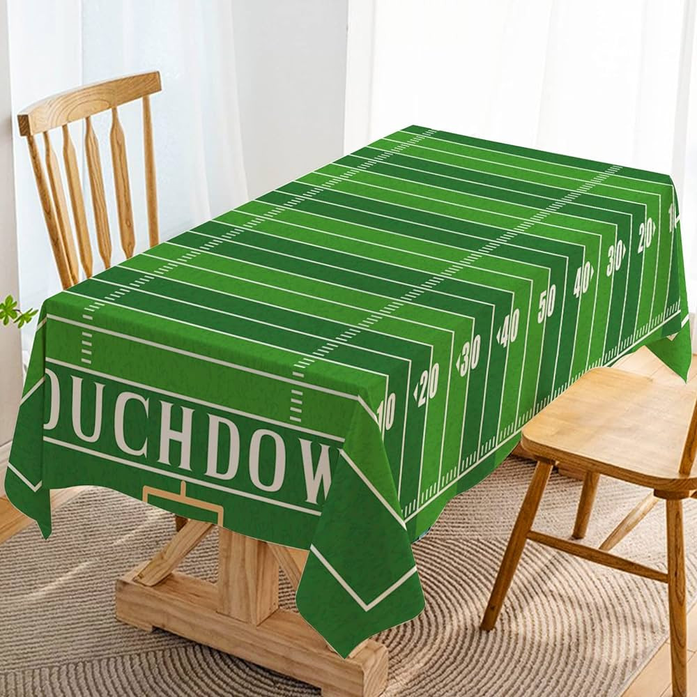 Hafangry American Football Field Tablecloth Touchdown Sport Themed Indoor Outdoor Birthday Party ... | Amazon (US)