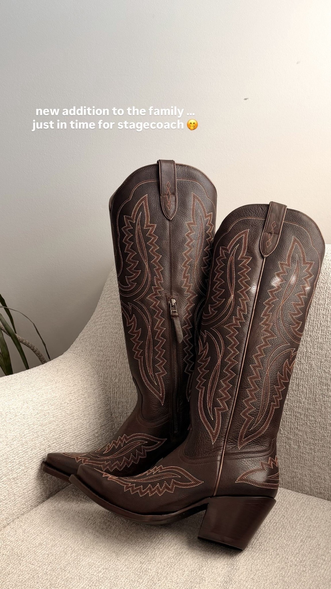 new cowboy boots 

#LTKFestival #LTKootd #LTKTall