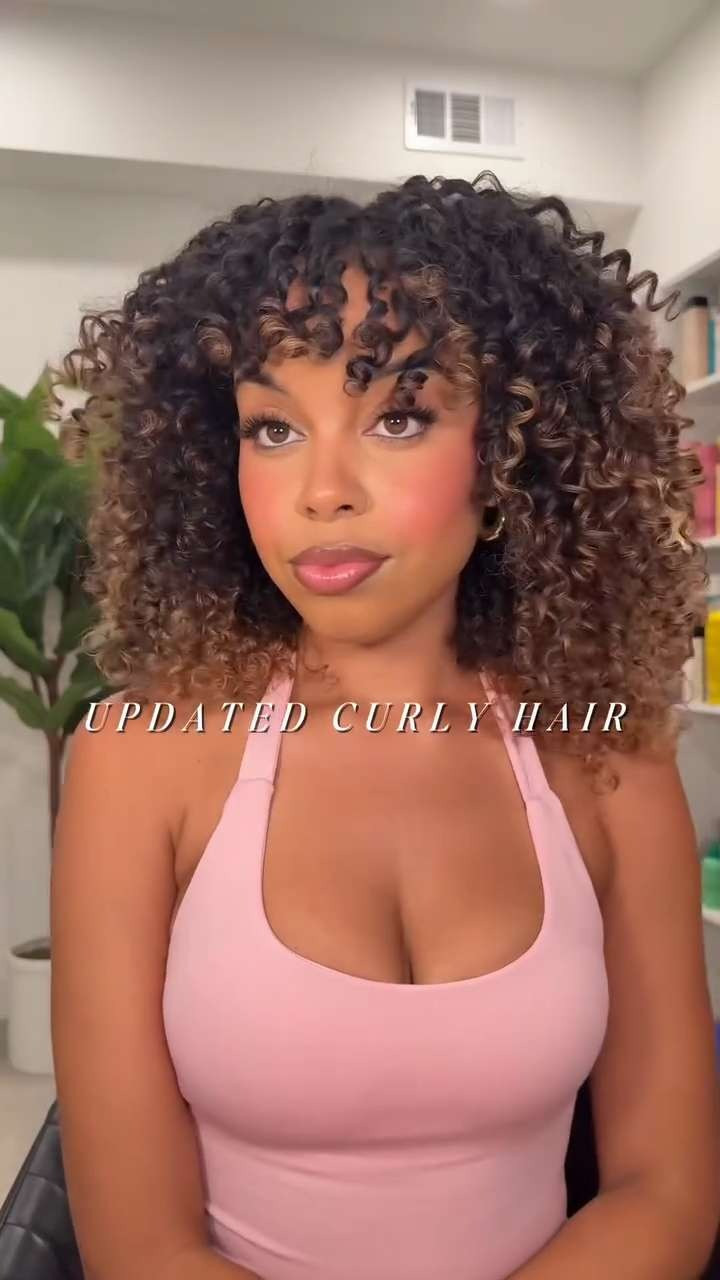 The updated curl routine WAS LONG OVERDUE!!  

 #LTKHoliday #LTKU