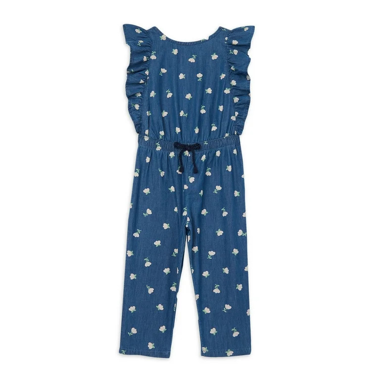 easy-peasy Baby and Toddler Girl Jumpsuit, Sizes 12 Months-5T | Walmart (US)