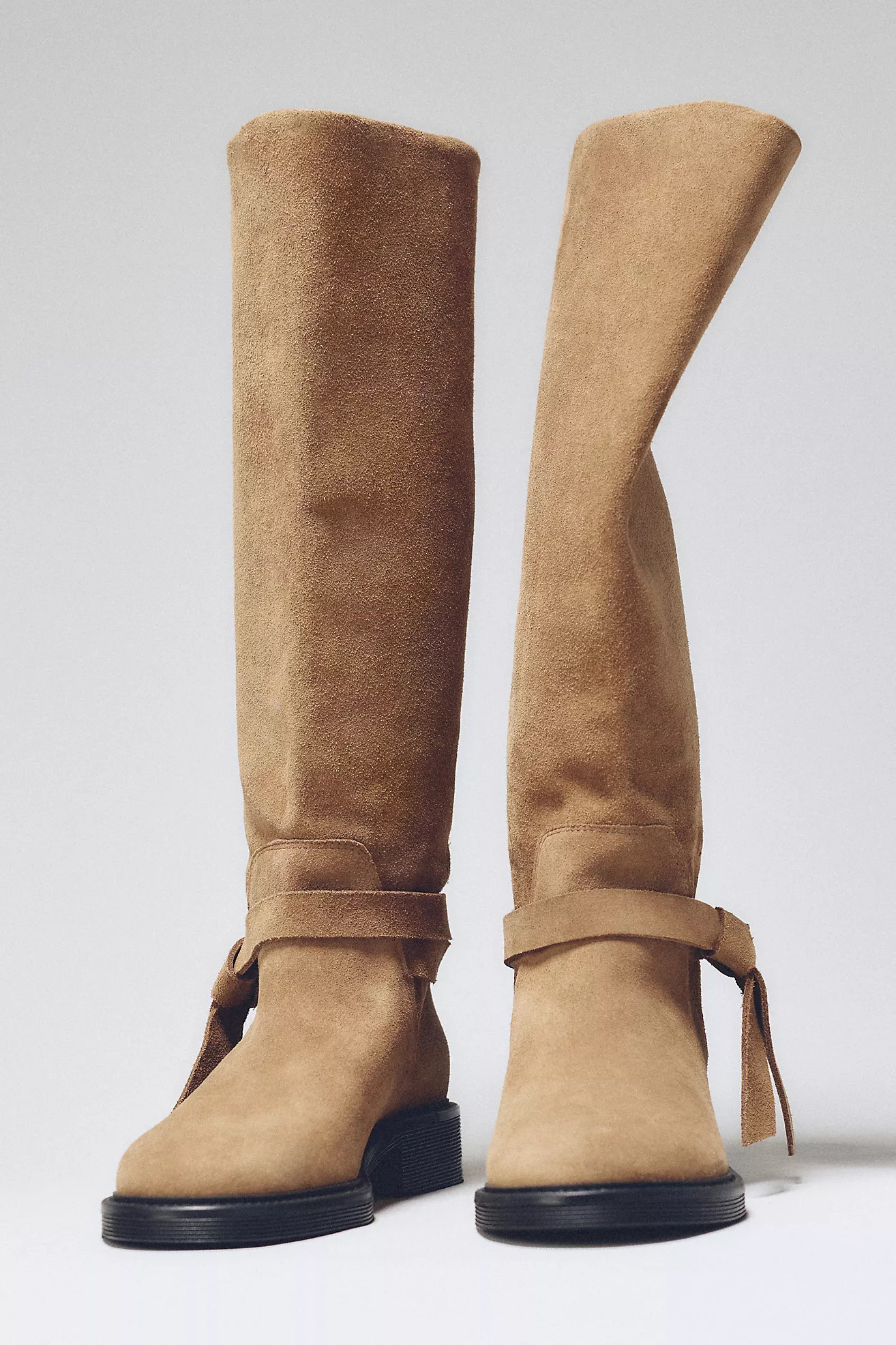 Maeve Tie Riding Boots | Anthropologie (US)