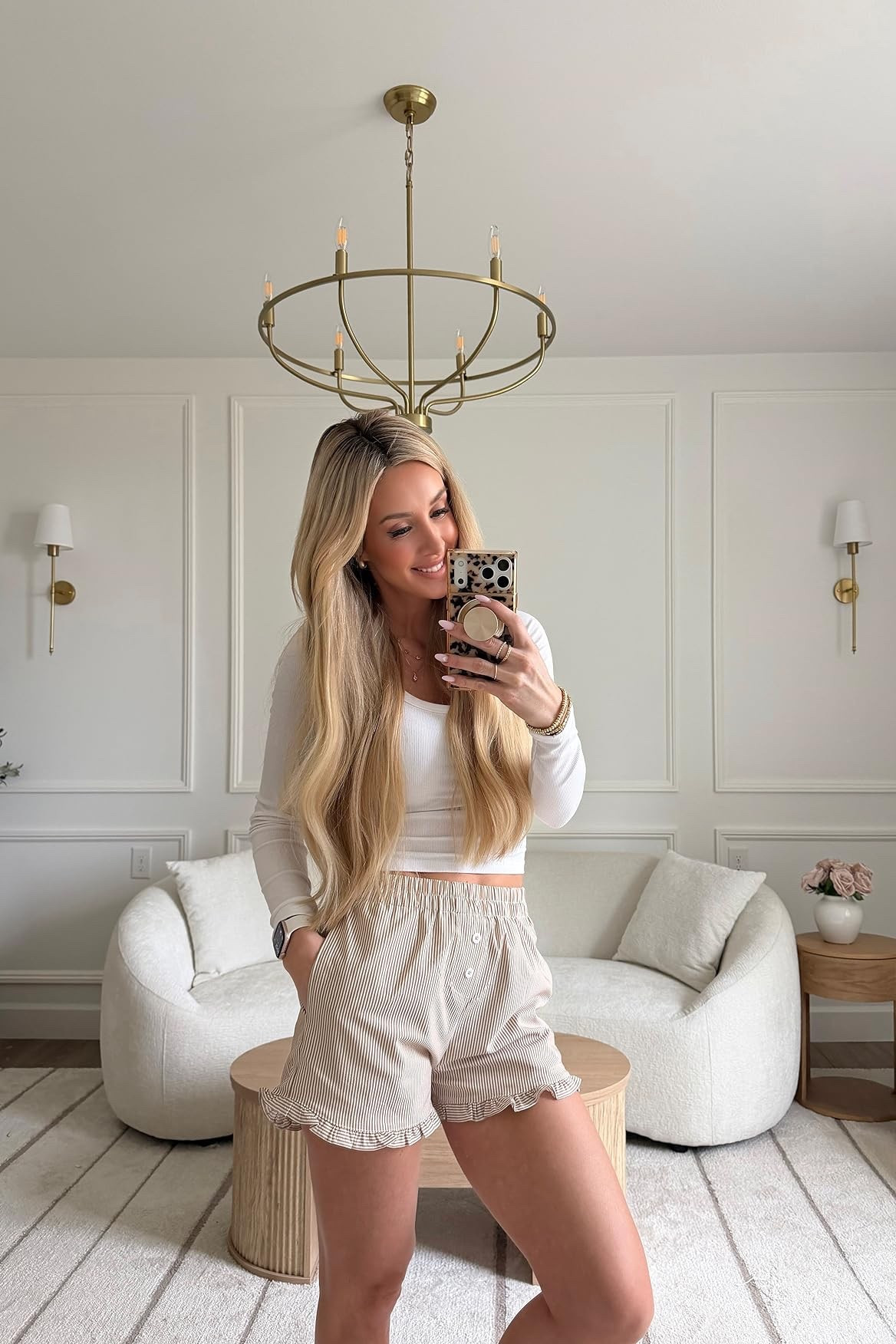 My fave ruffle lounge shorts are on sale, I mean how cute are they??

#LTKSeasonal #LTKSaleAlert #LTKootd