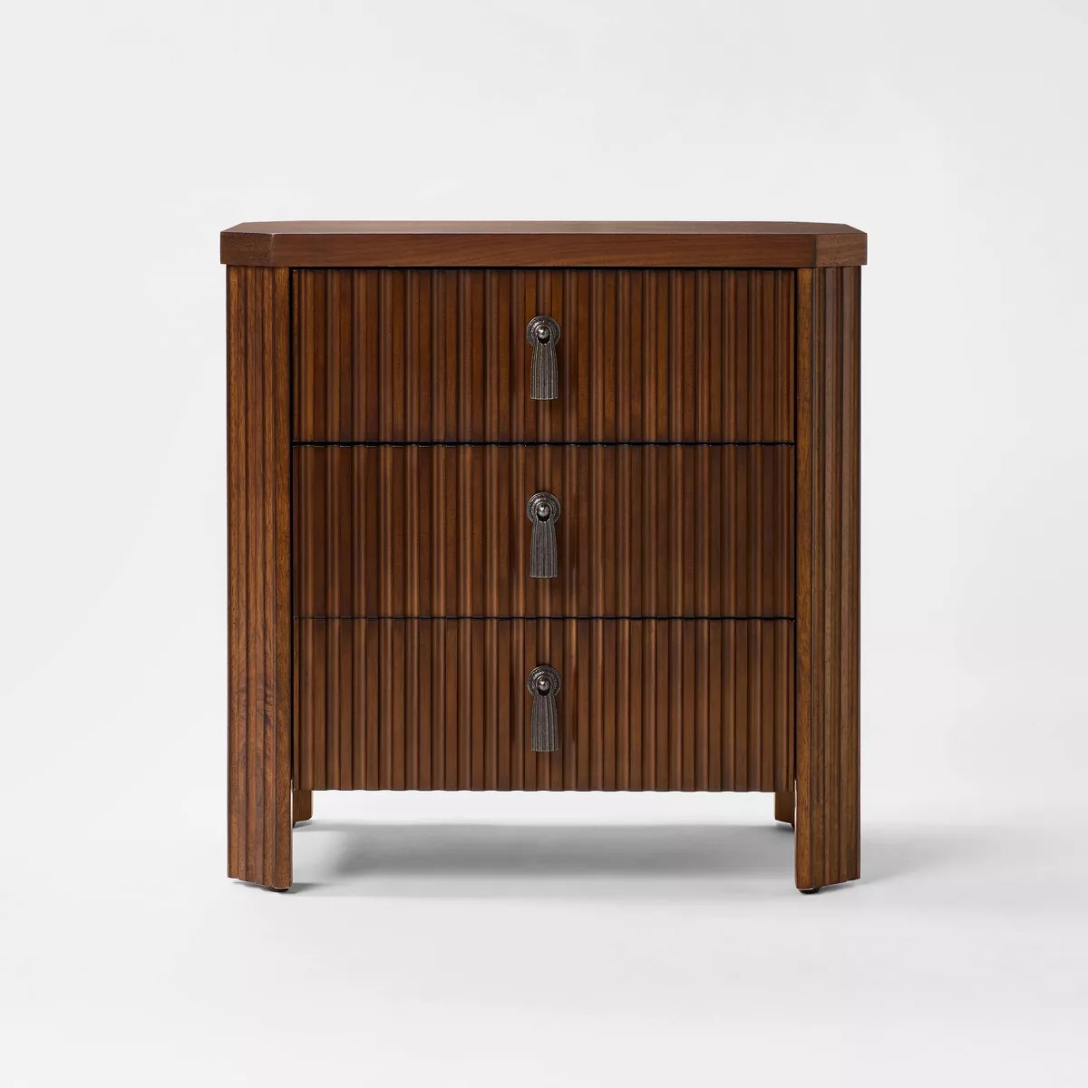 Laguna Nigel Fluted Nghtstand Brown - Threshold™ designed with Studio McGee | Target