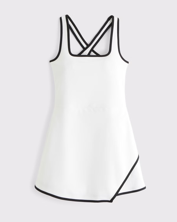 Women's YPB sculptLUX Cross-Back Mini Dress | Women's Active | Abercrombie.com | Abercrombie & Fitch (US)