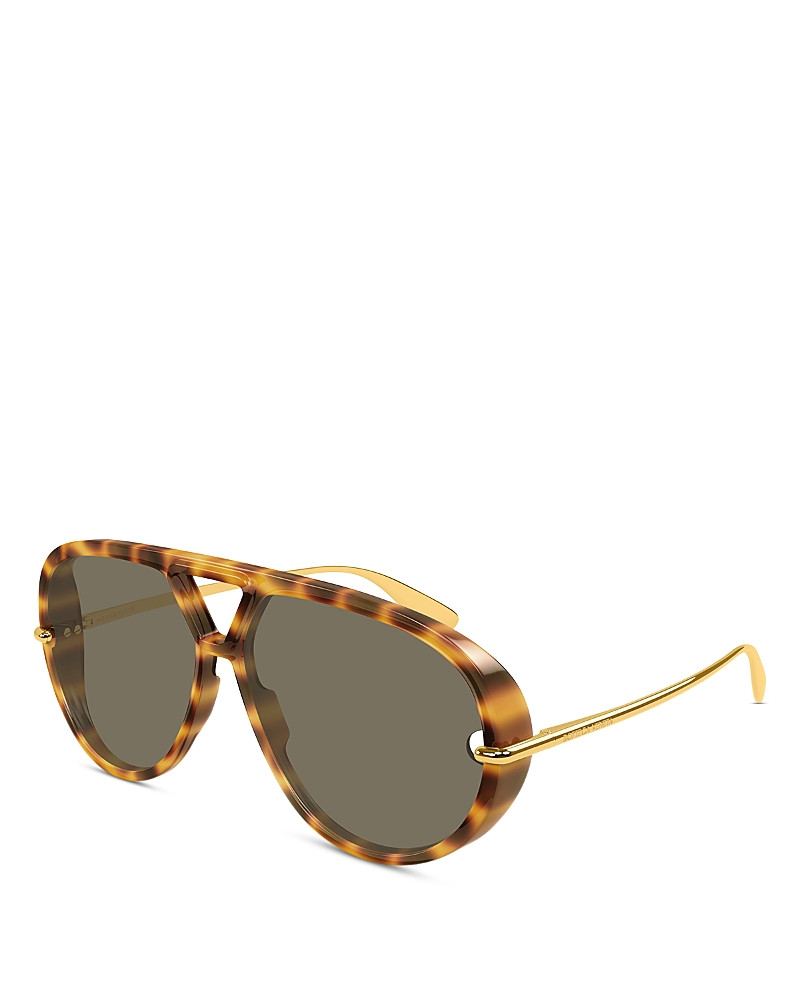 Bottega Veneta Pilot Sunglasses, 63mm | Bloomingdale's (US)