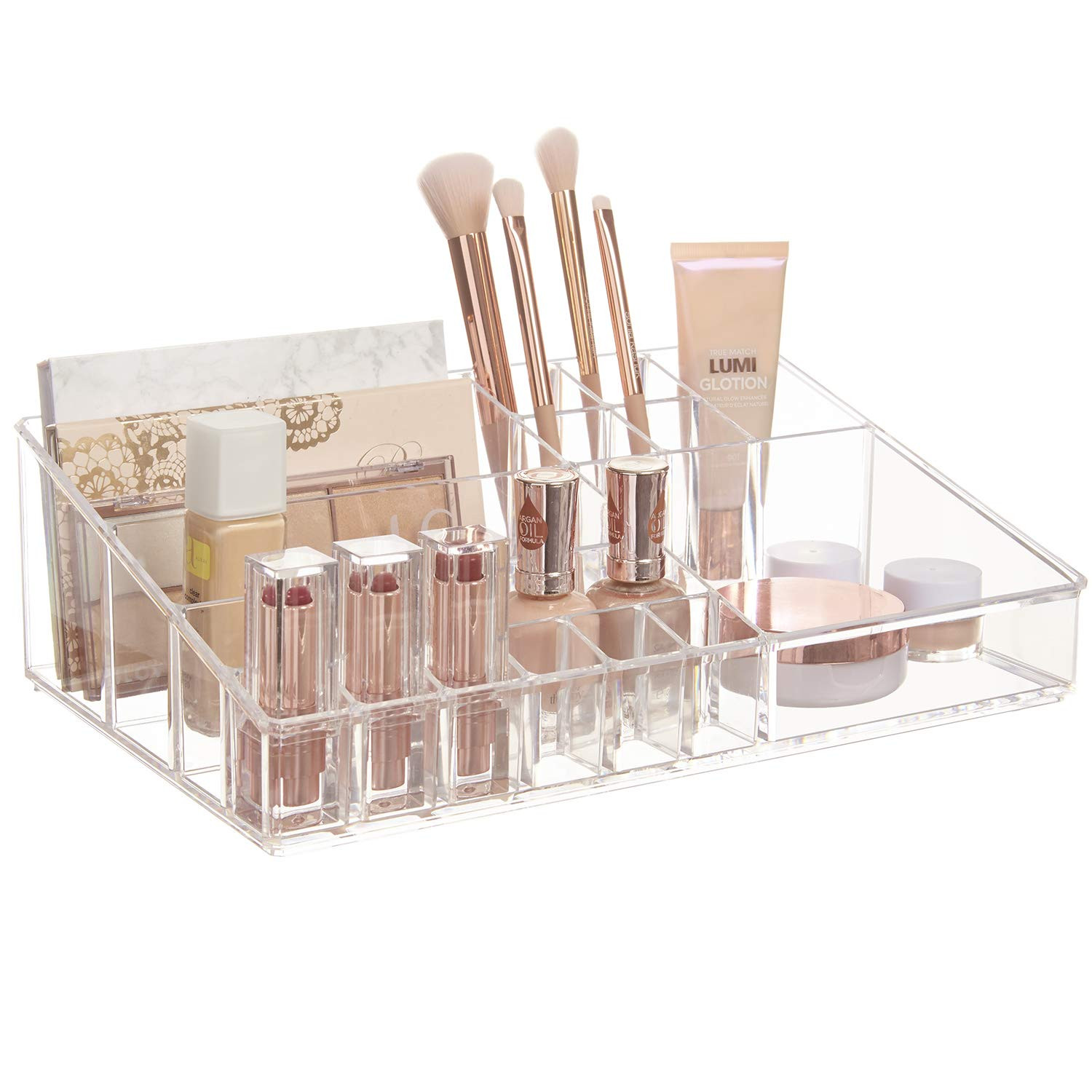 STORi Premium Quality Clear Plastic Cosmetic and Makeup Palette Organizer | Audrey Collection | Amazon (US)