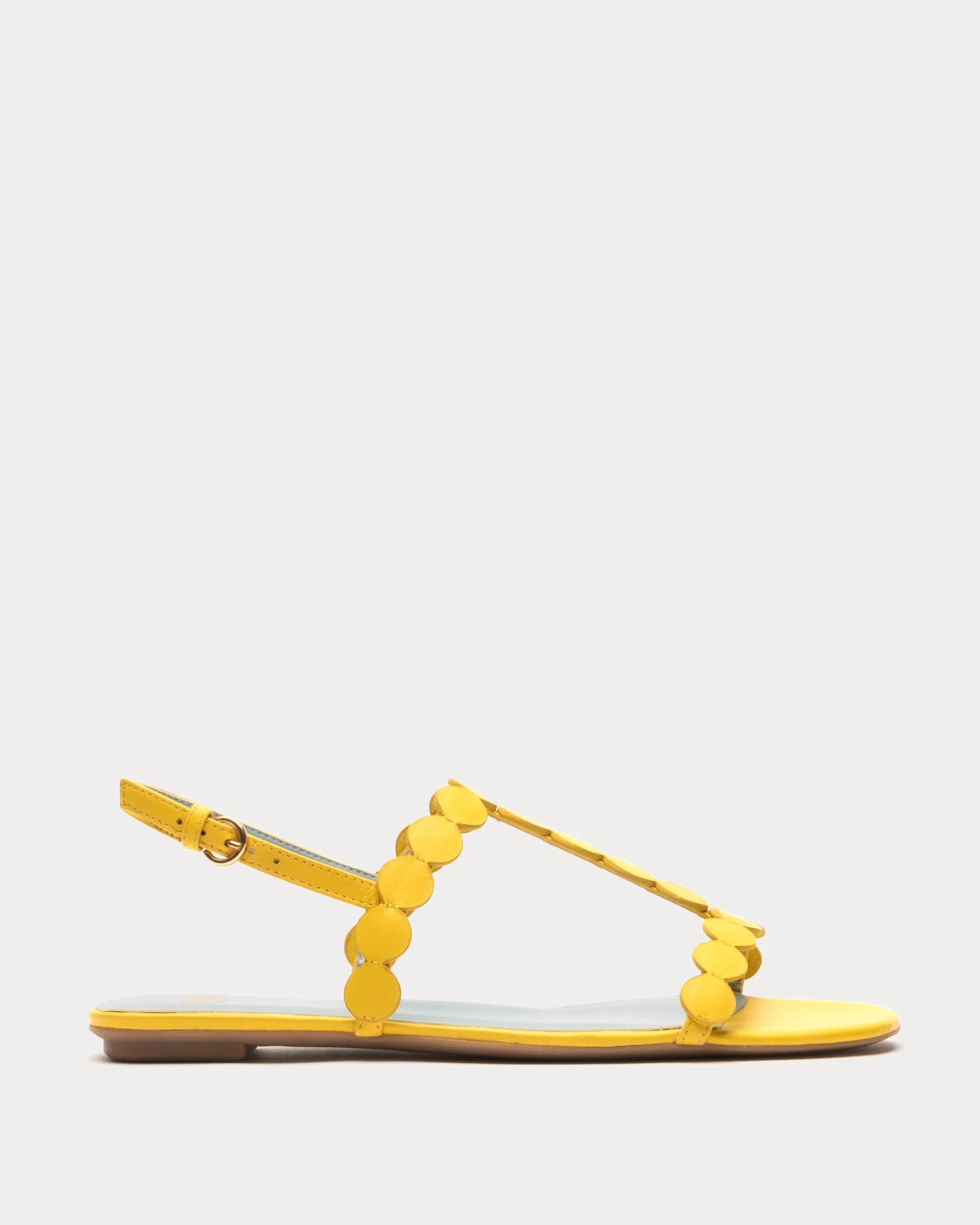 Kiki Mini Dot Flat Yellow | Frances Valentine