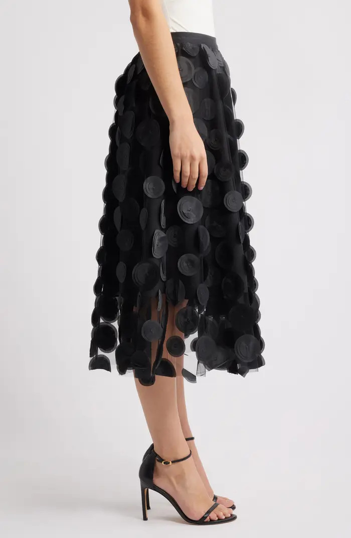 Kretsa Circle Appliqué Skirt | Nordstrom