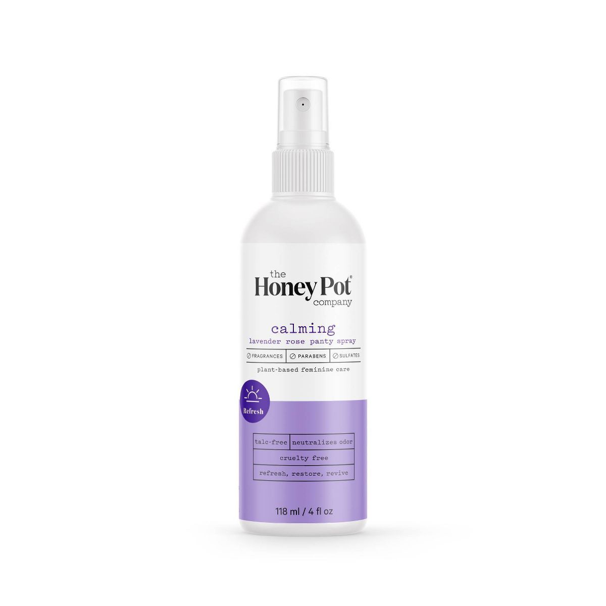 The Honey Pot Lavender Fragrance free Panty Spray - 4oz | Target