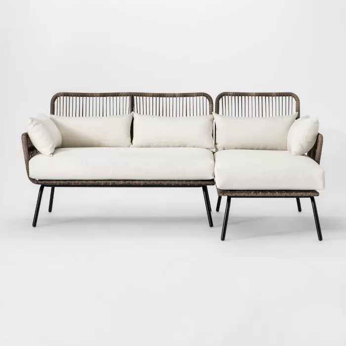 Latigo Patio Sectional Brown/Linen - Opalhouse™ | Target