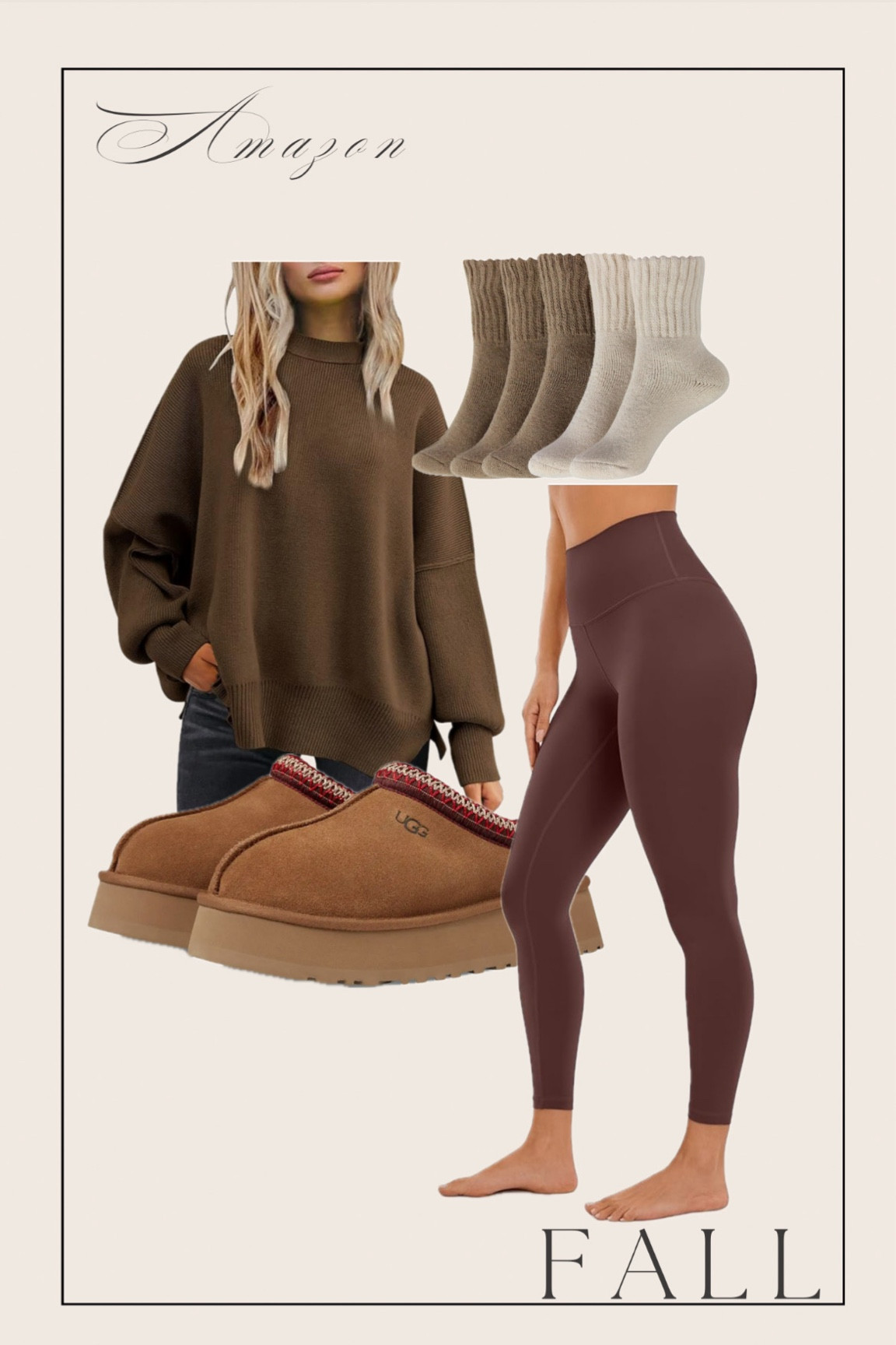 Ugg outfits for fall 
Large top for oversized fit 
Leggings tts
Shoes tts [whole sizes only]
#ugg #amazon 

#LTKxPrimeDay #LTKShoeCrush #LTKSeasonal