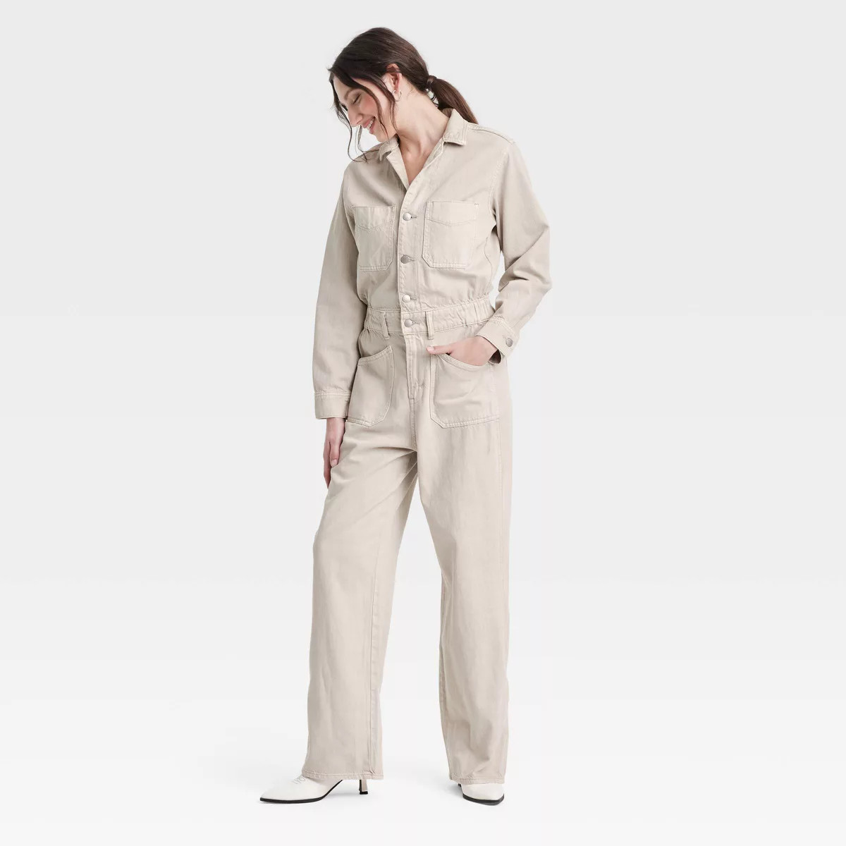 Women's Denim Baggy Jumpsuit - Universal Thread™ | Target