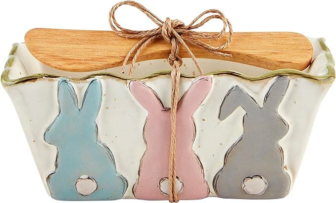 Mud Pie Easter Bunny Mini Baker Set, Bunny, baker 3" x 6" | Amazon (US)