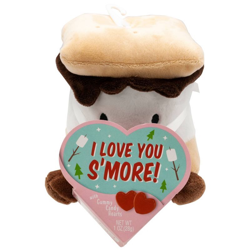 Frankford Valentine's Smore Plush with Gummy Candy Hearts - 1oz | Target