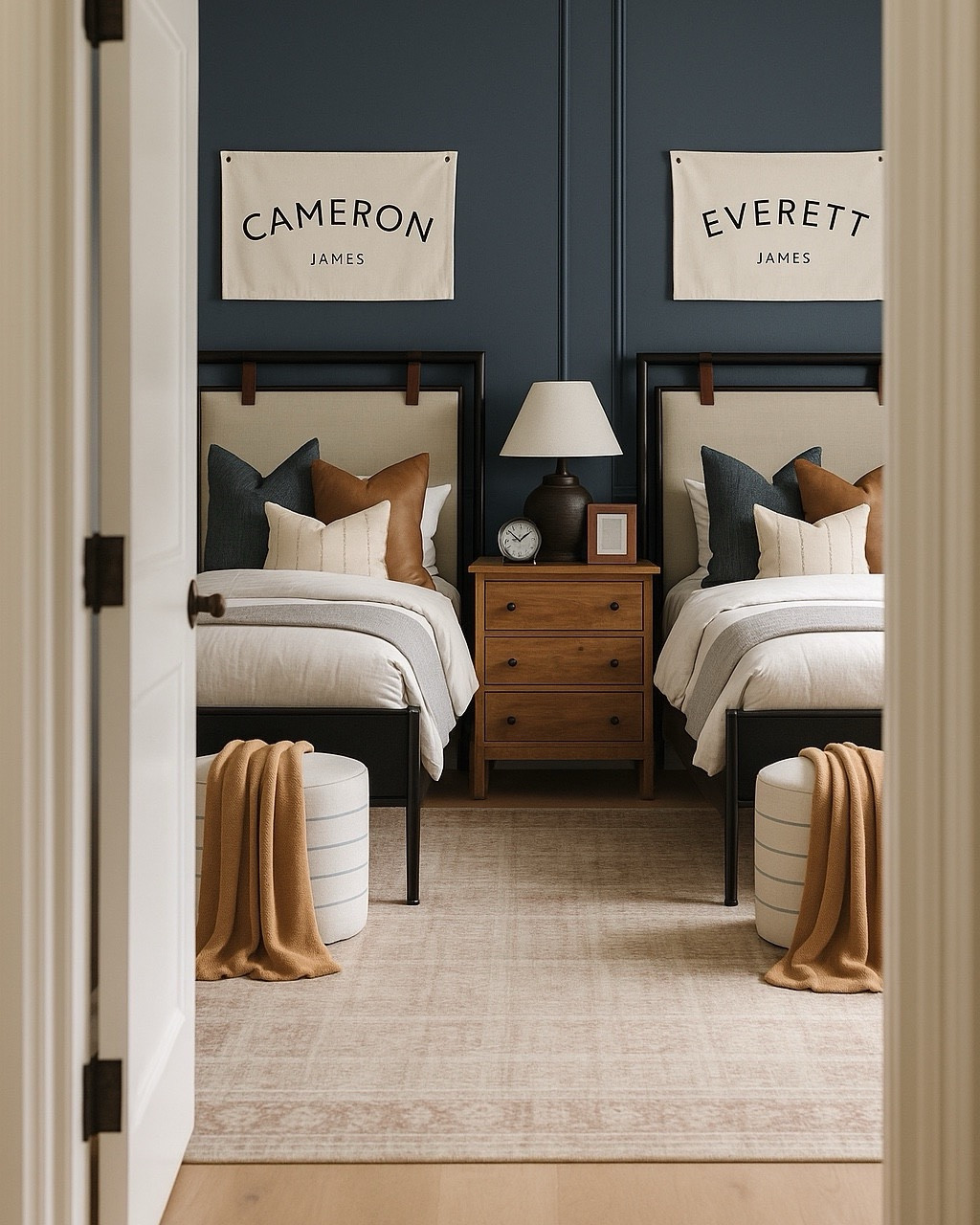 Boys bedroom decor! Shared kids room mood board. Home decor ideas, kids bedding, masculine kids room, shared sibling bedroom #kids

#LTKHome #LTKKids #LTKGiftGuide