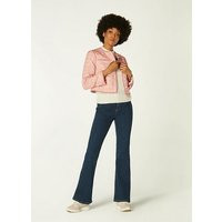 Celeste Pink Tweed Cropped Jacket, Pale Pink | L.K. Bennett (UK)