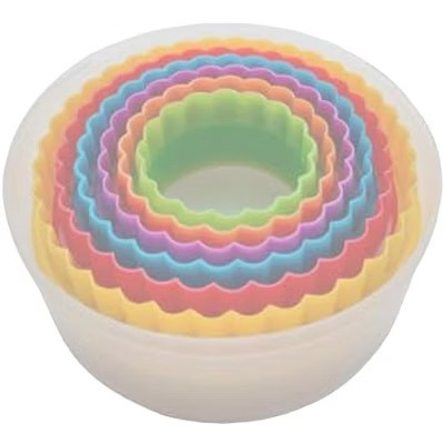 Aoibox 6-Piece Cookie Cutter Set for Baking - Create Unique Flower, Round, and Circle Cookies with Durable, Multi-Size Cutters | Target