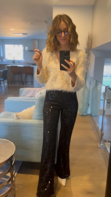 Sparkle Sequin pants!!!! These are SOOOO comfy! And stretchy! Perfect to dance the night away  

#LTKstyletip #LTKFind #LTKunder50