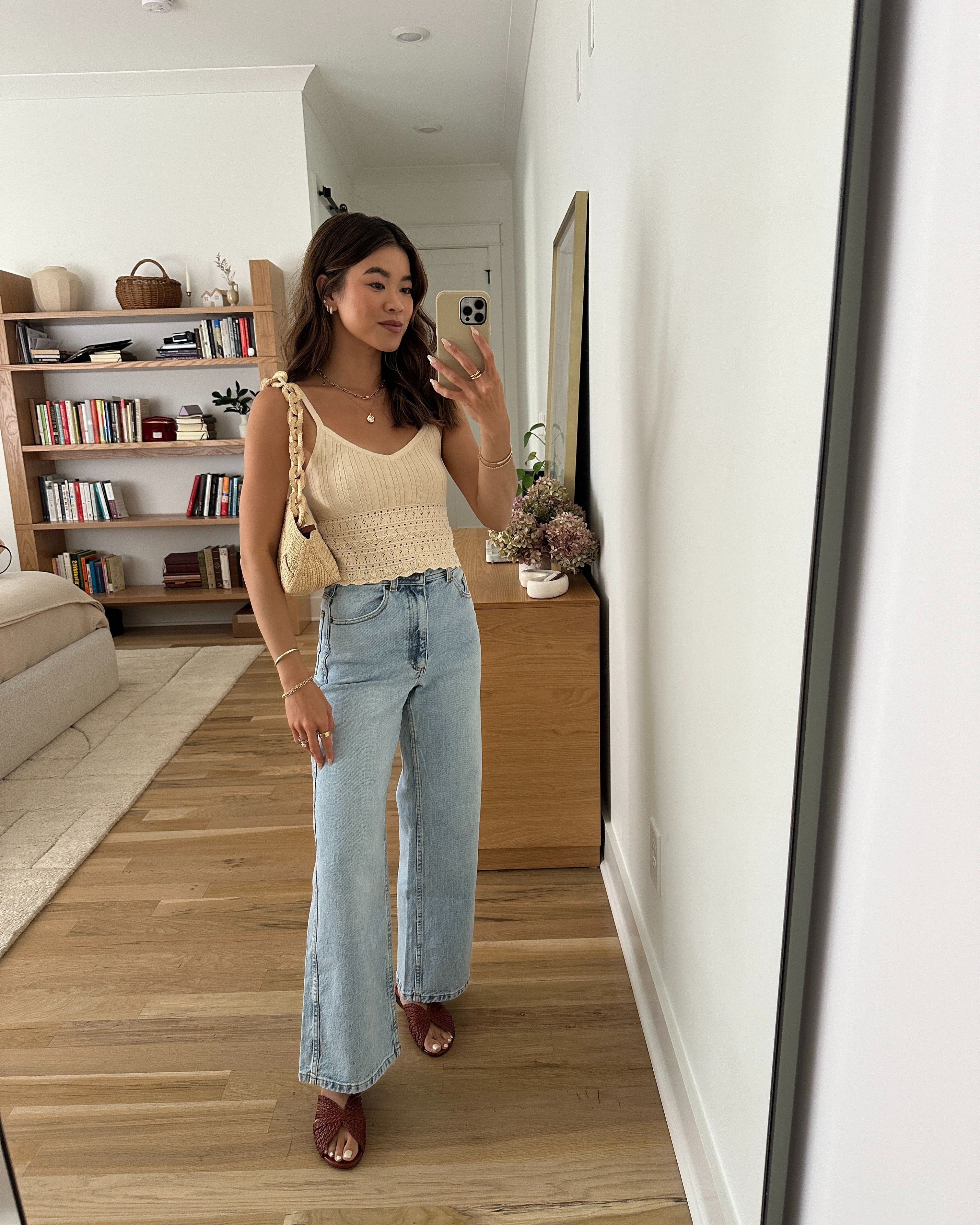 This @SEZANE top is the perfect summer top! I love the detailing and fit. 

Sizing info:
Sezane Arthy Top - Size XXS in Natural Sezane Le Crop Washed- Size 0 in Bleach 

petite fashion, get dressed with me, outfit inspiration, ootd, nashville outfit, Nashville influencer, petite style, vacation style, casual outfits, mom style, petite pants, spring outfits, spring outfit info, spring pants, spring outfit idea, spring top, summer pants, Sezane pants, Summer dress, spring sweater, spring shoes, petite jeans, petite wide leg jeans, Sezane dress, knit top

#LTKmomlife #LTKSeasonal #LTKPetite