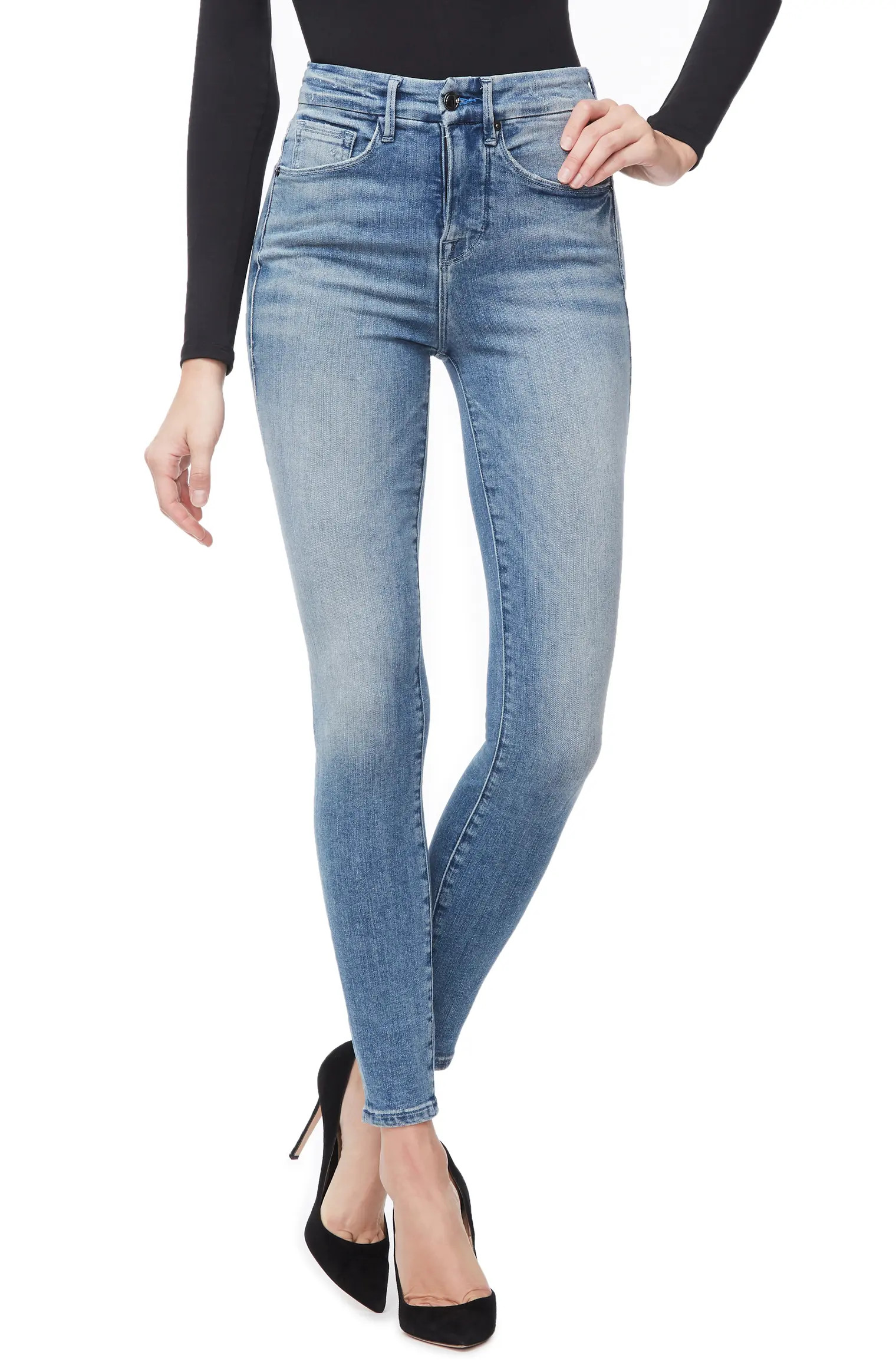 Good Waist Ripped High Waist Skinny Jeans | Nordstrom