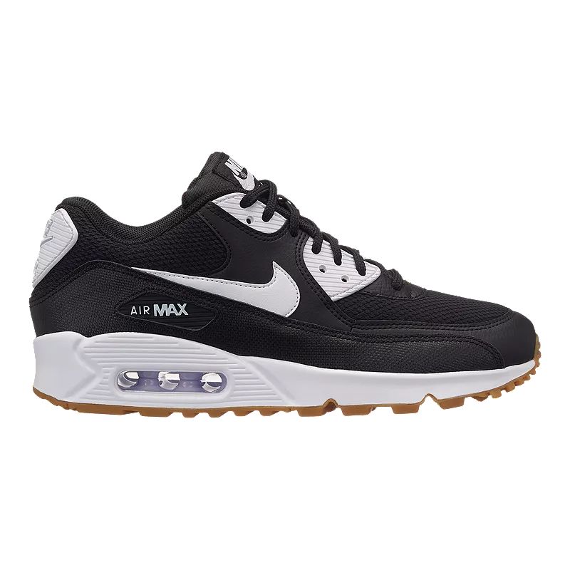 Nike Women's Air Max 90 Shoes - Black/White/Gum | SportChek