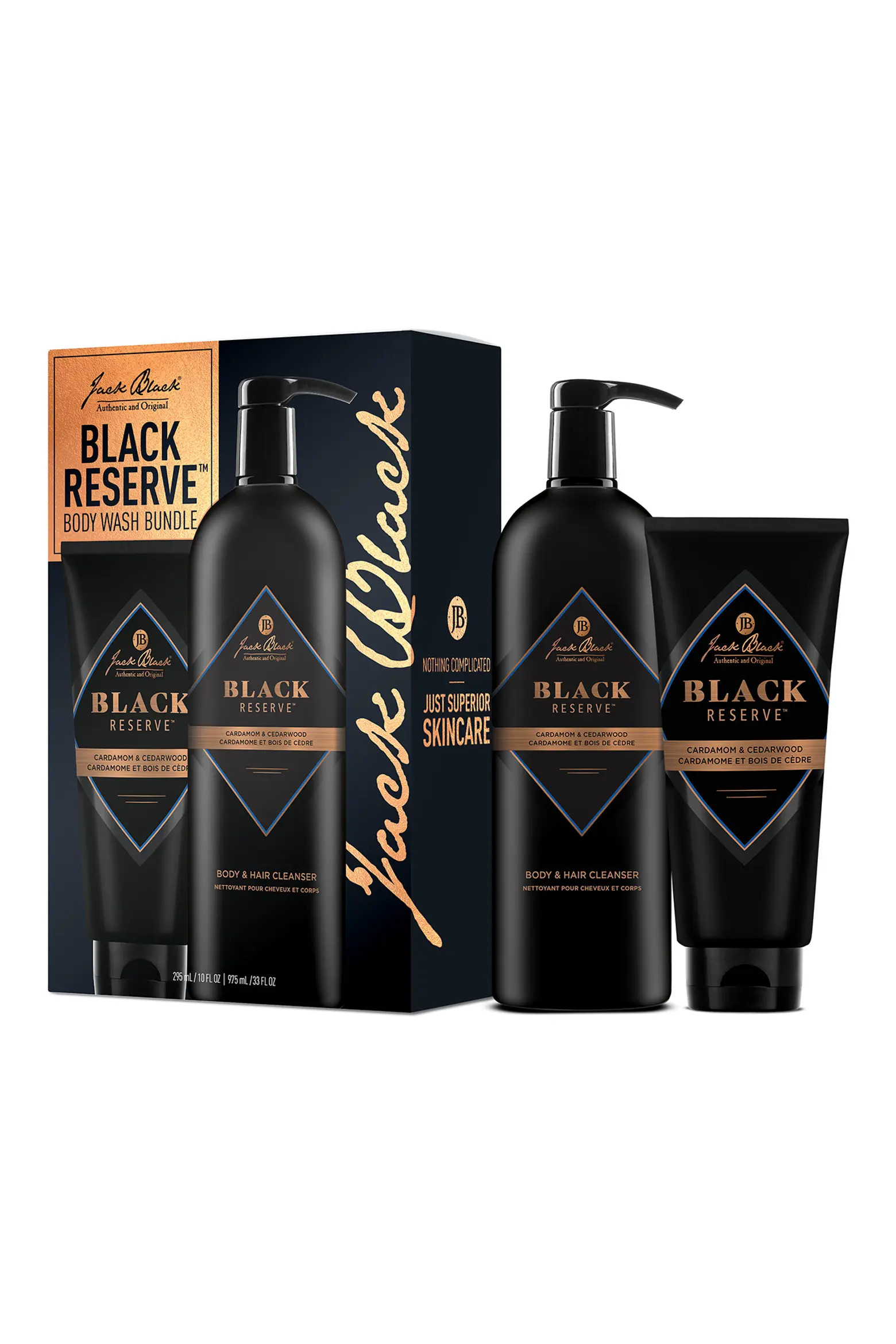 Black Reserve Body & Hair Cleansers Bundle Set $76 Value (Men) | Nordstrom | Nordstrom