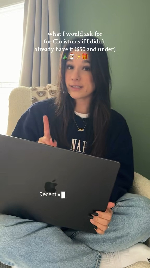 $50 and under of some of my favorite things that would make amazing gifts or things to ask for for Christmas! Everything linked in my LTK and ShopMy 🫶🏼 #christmaslist #giftguide HYDROJUG sephora Ulta Beauty Saie Summer Fridays Huega House target 

#LTKSeasonal #LTKFindsUnder50 #LTKGiftGuide