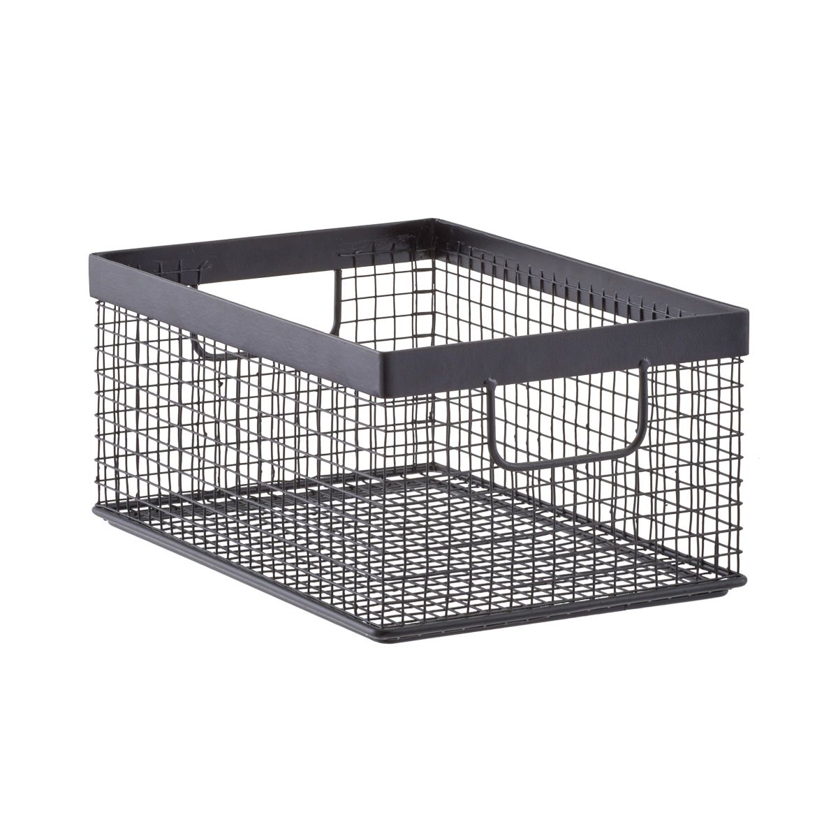 Large Wire Grid Bin | The Container Store