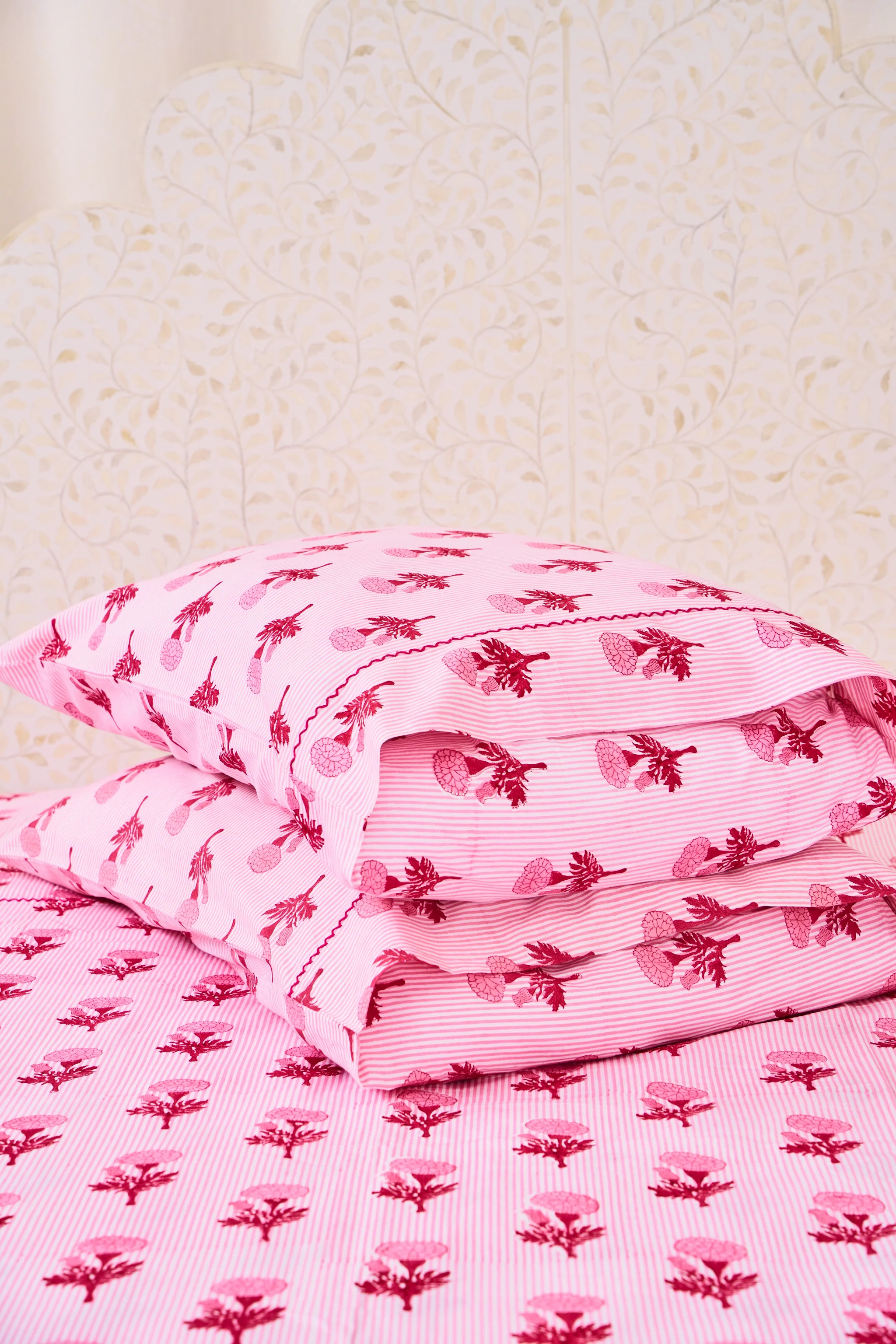 Marigold Stripe Pillowcase Set | Roller Rabbit