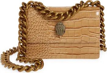 Shoreditch Small Croc Embossed Leather Crossbody Bag | Nordstrom