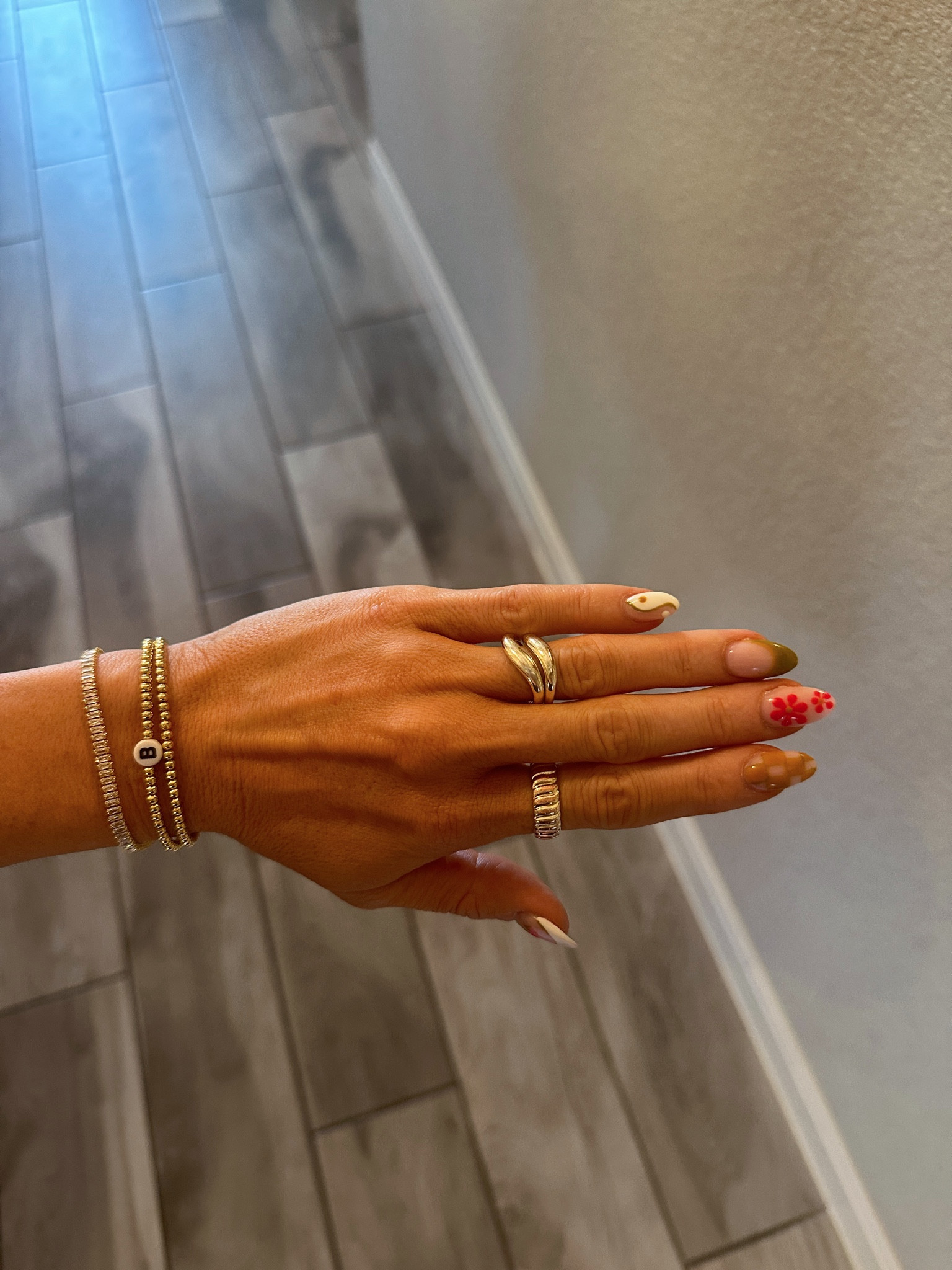 my bracelet & rings details!

bracelets are all etsy finds! the two beaded ones DO NOT TARNISH! it’s amazing. i wear them in the shower, to swim, etc and they look as good as the day i bought them. wearing the 6.75 length.

i haven’t tested the tennis bracelet in the water yet, but i hadn’t tarnished from wear!

rings are amazon - wearing a size 6 in both! the rings do tarnish over time, but i’ve been wearing them all summer and they’re sooo affordable so i kind of expected that! i layered the two on my ring finger for this look!



#LTKFindsUnder50 #LTKStyleTip #LTKFindsUnder100