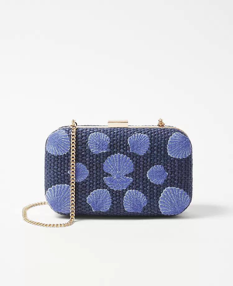 Seashell Hard Shell Clutch | Ann Taylor (US)