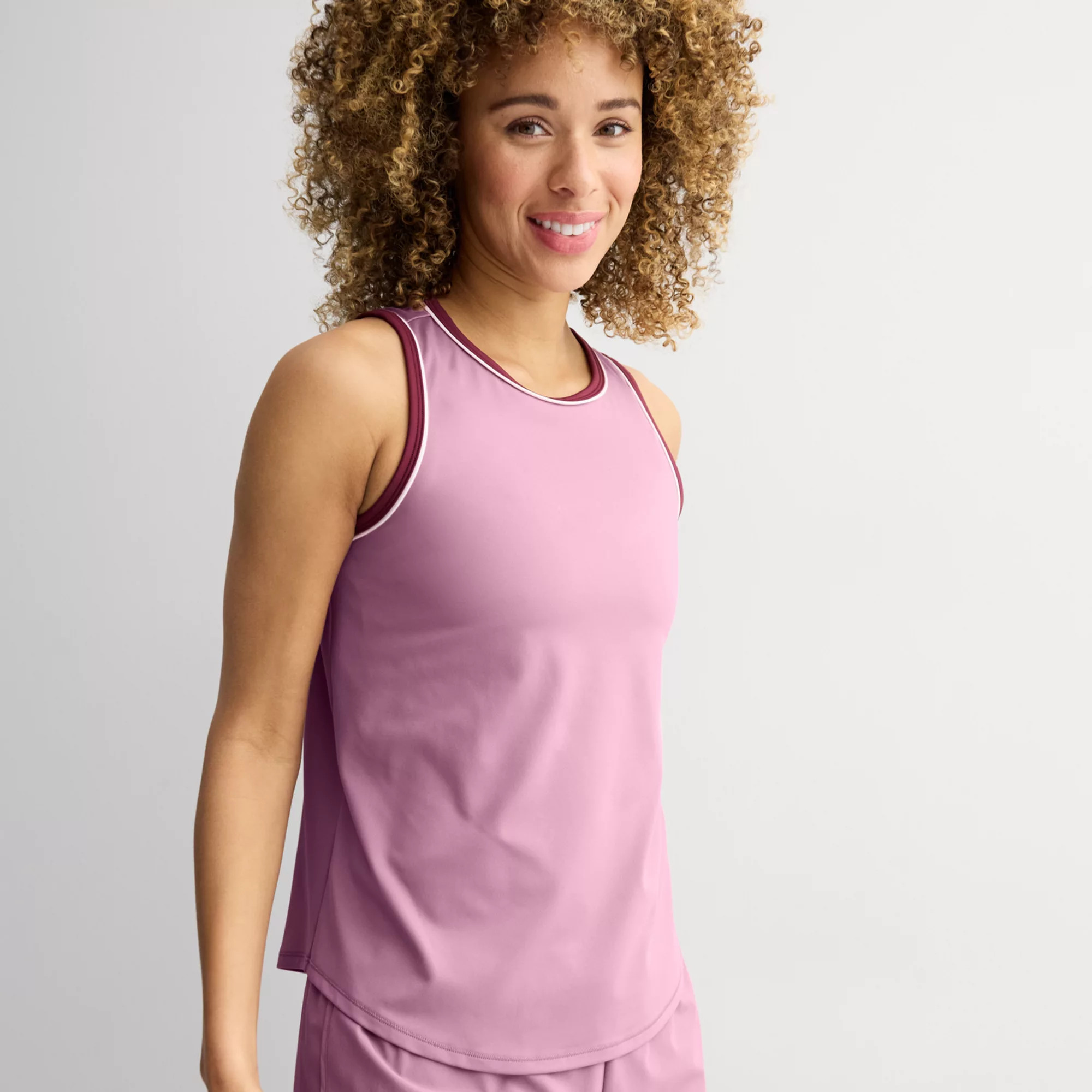 Women's Tek Gear® Piped Tank Top | Kohl's