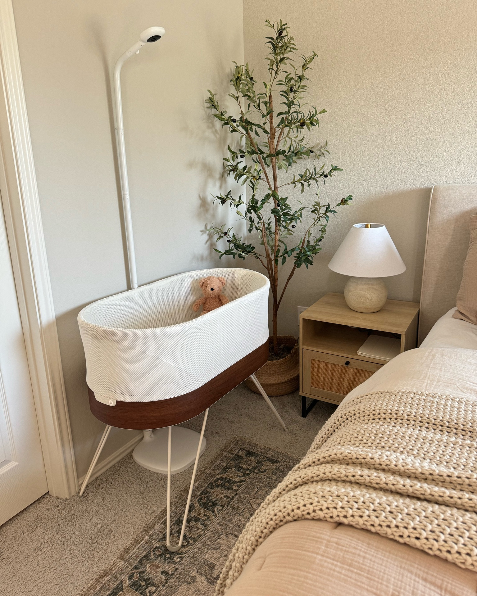 new bedside nursery setup 

#LTKBaby #LTKHome #LTKBump