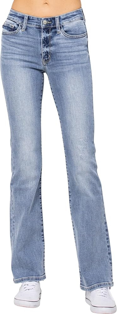 Judy Blue Women's Mid Rise Bootcut Jeans 82337 | Amazon (US)