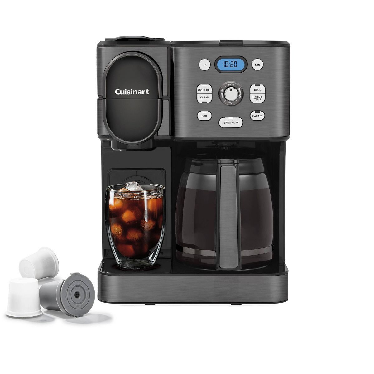 Cuisinart 12 Cup Coffee Maker and Single-Serve Brewer - Black Stainless Steel - SS-16BKS | Target