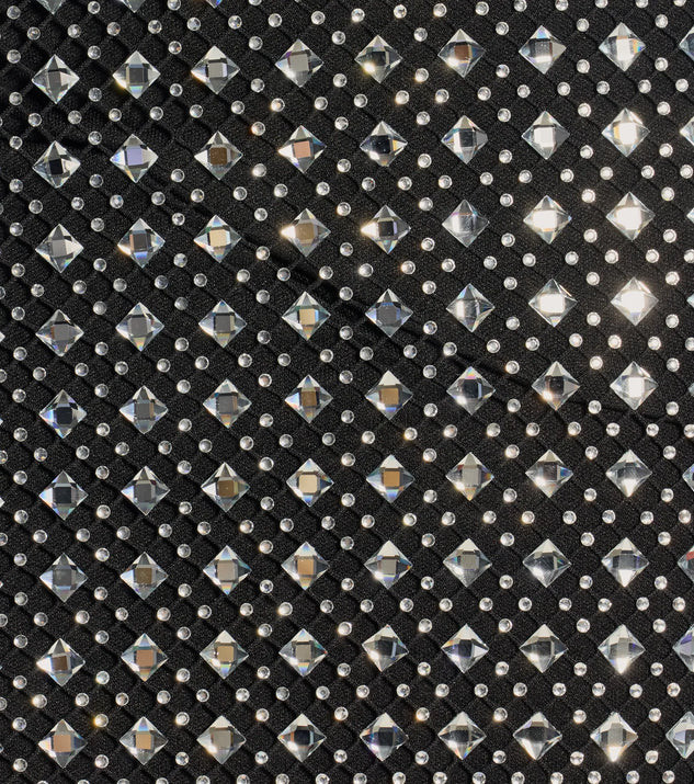 All That Shines Rhinestone Fishnet Maxi Skirt | Windsor Stores