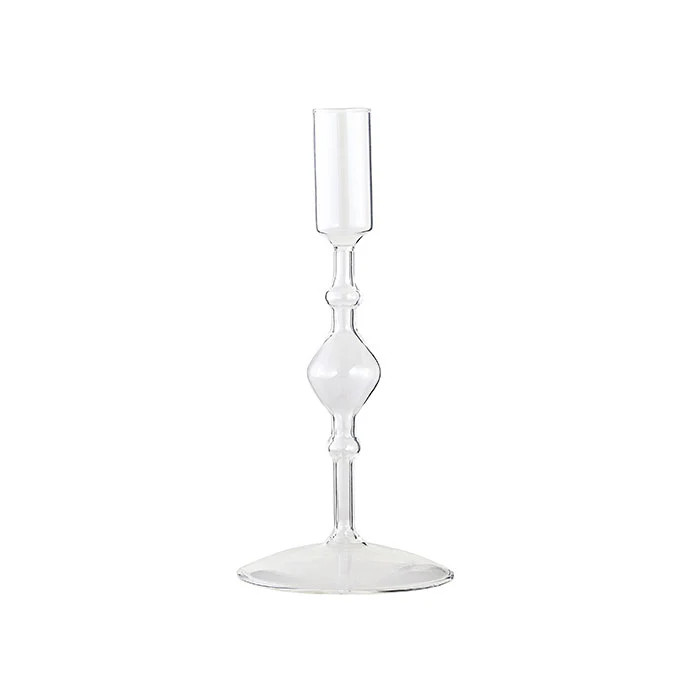 Tall Candlestick Holder in Clear | Caitlin Wilson Design