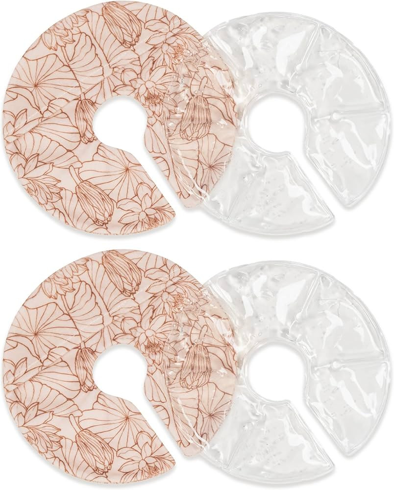 Kindred Bravely Soothing Breast Gel Pads | Hot or Cold Gel Packs for Breastfeeding & Pumping (2 P... | Amazon (US)
